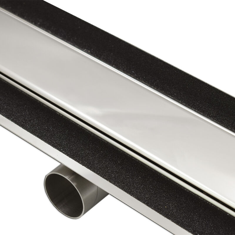 foto del prodotto ferrari srl canaletta in acciaio inox lucido style linea ram l685mm l735mm