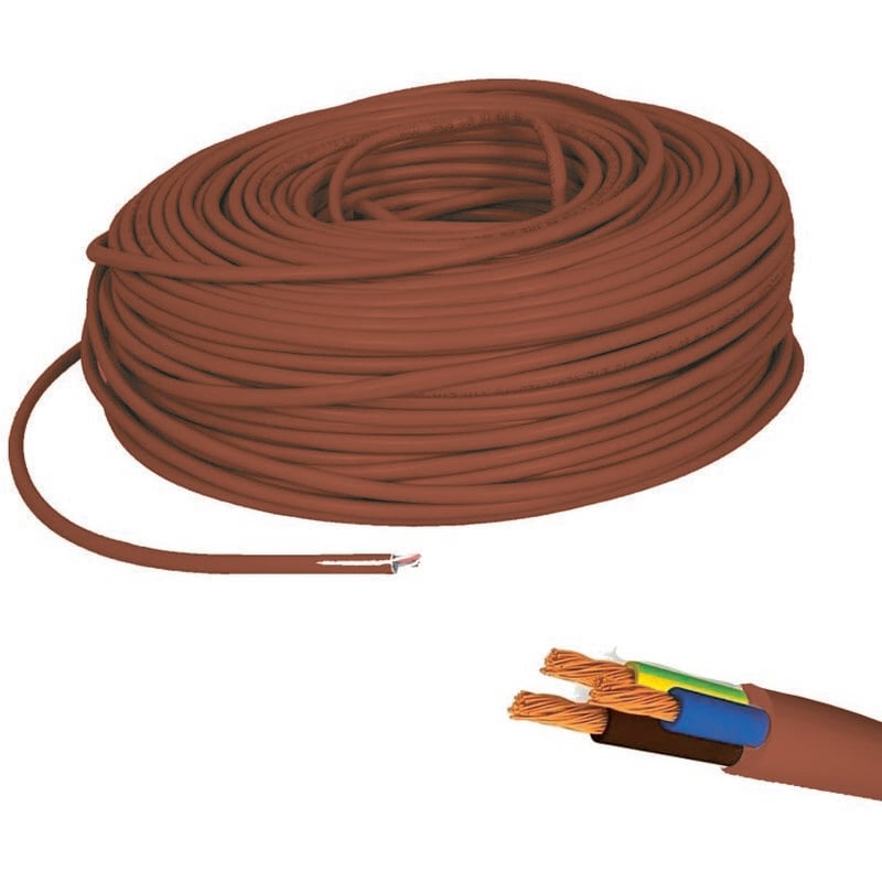 foto del prodotto ferrari srl cavo antifiamma fror cavo antif. fror 3 x 1,5 m.20 marrone