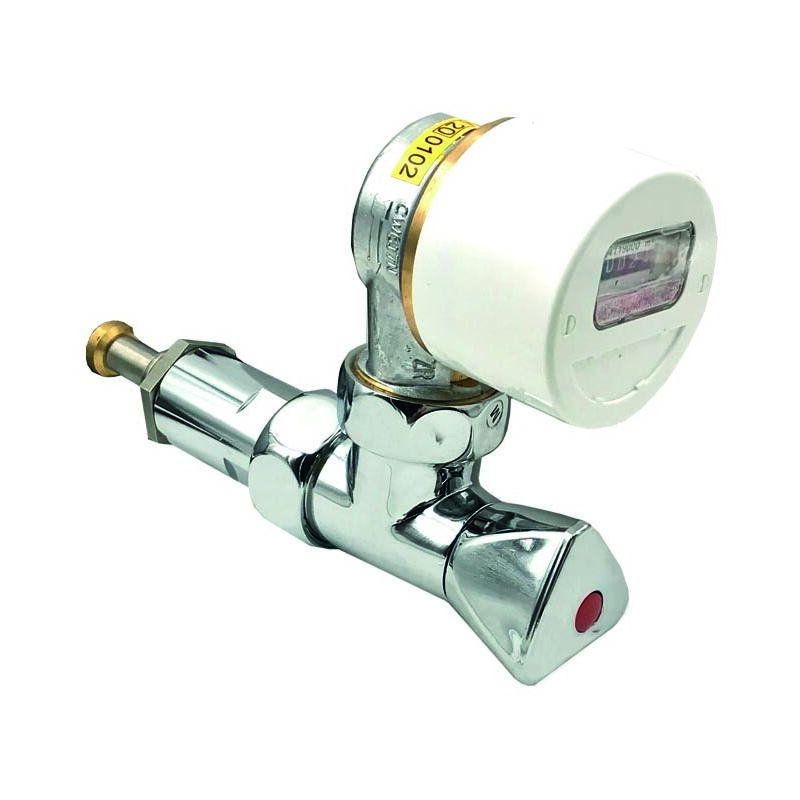 foto del prodotto ferrari srl - contatore da arredo cromato per acqua fredda/calda 'simplex' 1/2'