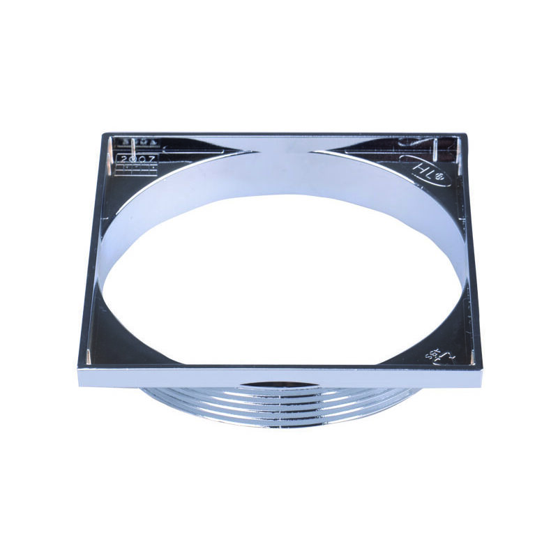 foto del prodotto ferrari srl cornice con viti di fissaggio per hl523n bassa, 121x121mm, cromata, regolabile in altezza 8 18mm