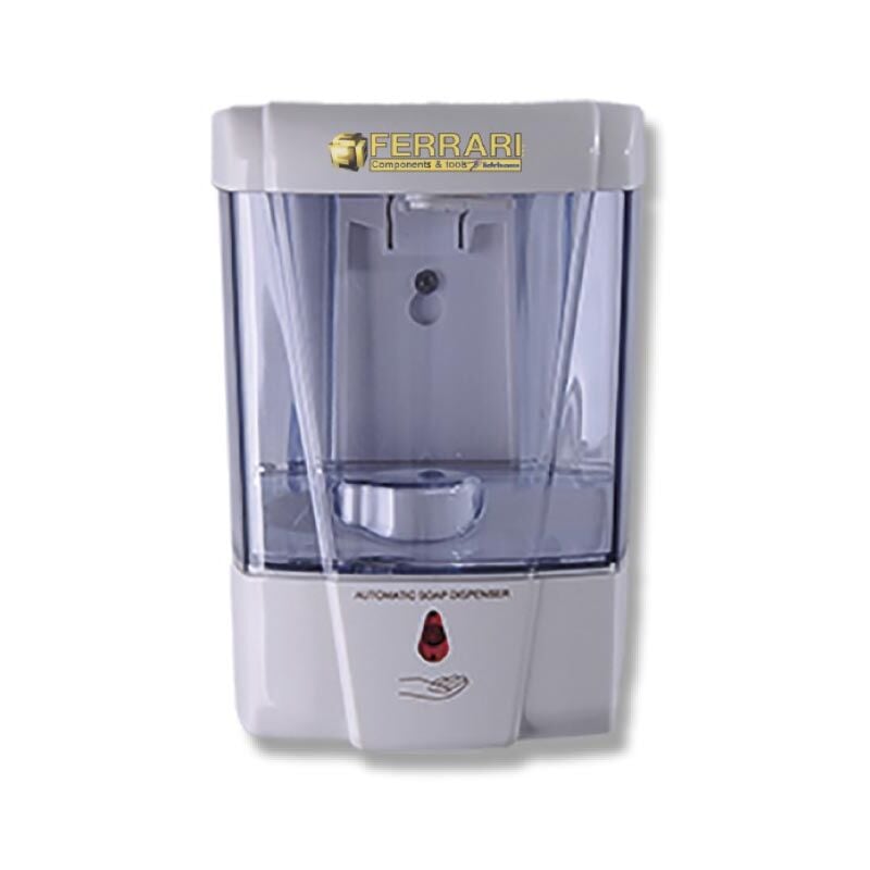 foto del prodotto ferrari srl dispenser automatico in abs per sapone liquido 600ml l 110 x p 100 x h 100 mm idrhaus