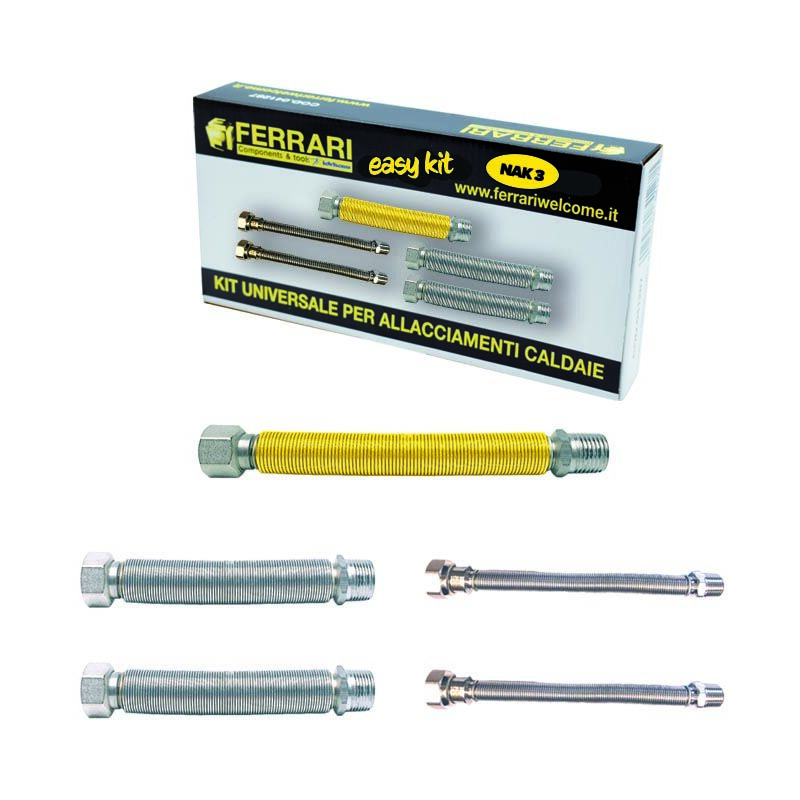 foto del prodotto ferrari srl easy kit nak3 allacciamento per caldaie easy kit nak3 allac.caldaia 1 2 x420 pz.1 031402 pz.2 041452 pz.2 071330