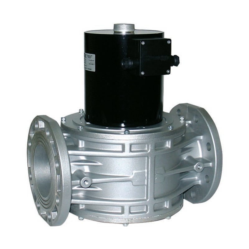 foto del prodotto ferrari srl elettrovalvola di intercettazione per gas a riarmo automatico 360 mbar dn80 pn16, 310mm