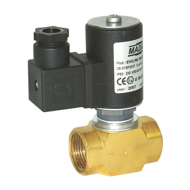 foto del prodotto ferrari srl elettrovalvola gas chiusa automatica a 200 mbar 230vac