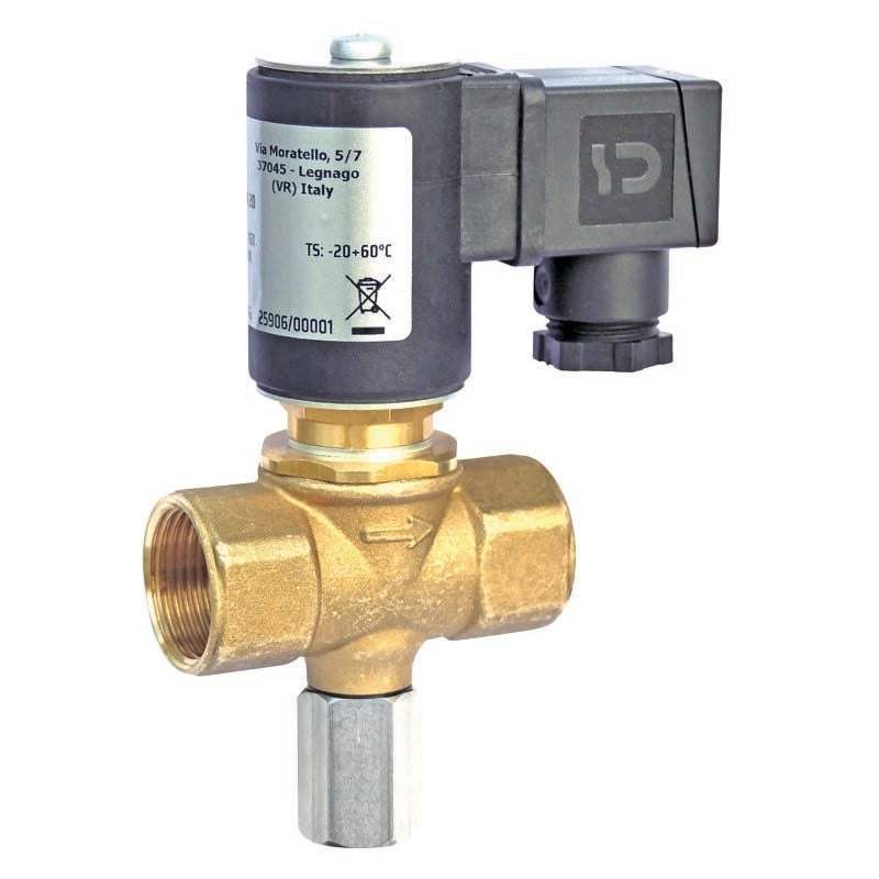 foto del prodotto ferrari srl elettrovalvola gas manuale 3 4 pe 6 bar 230vac m16 rmo nc