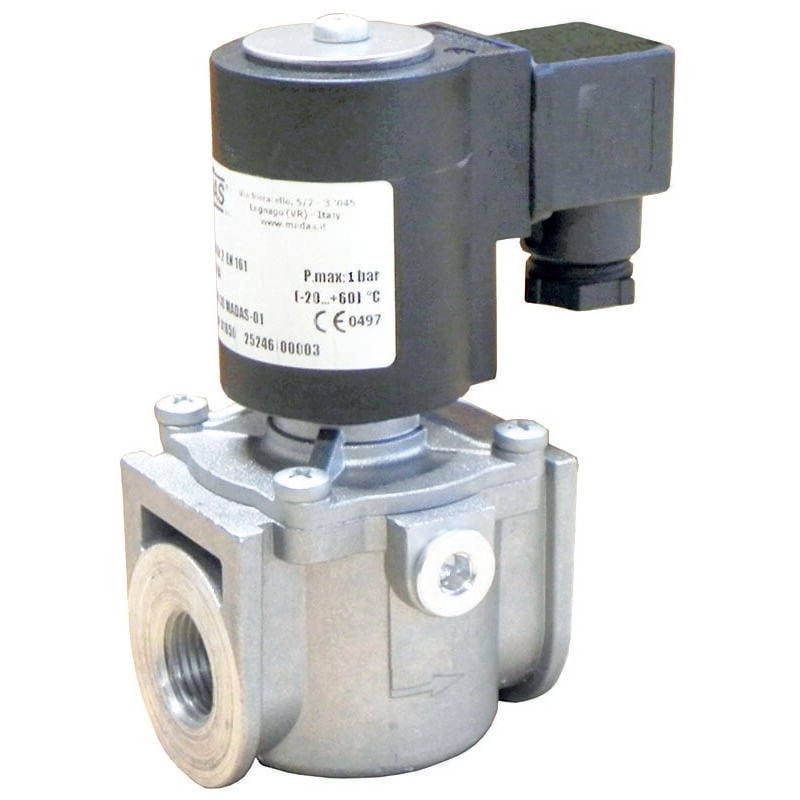foto del prodotto ferrari srl elettrovalvola gas normalmente chiusa a riarmo automatico 500 mbar 230vac