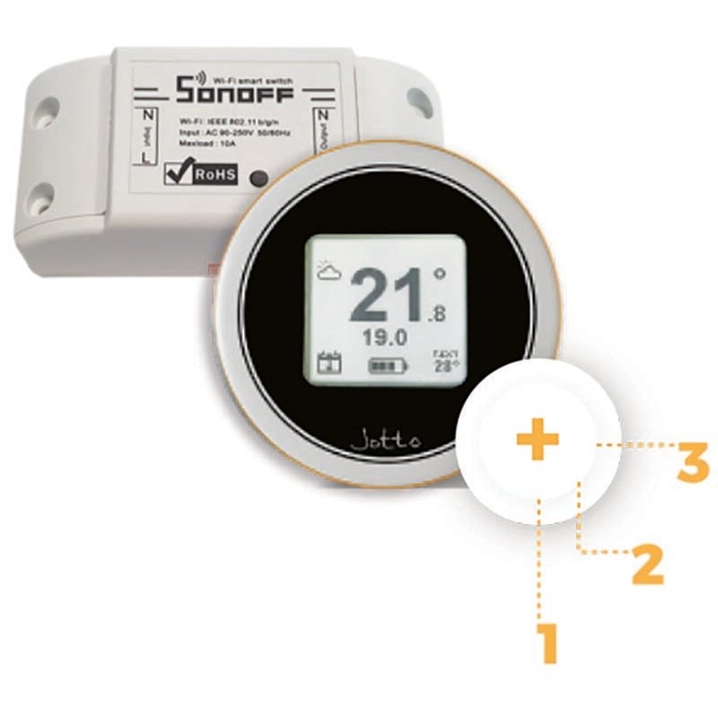 foto del prodotto ferrari srl - jotto espansione bianco kit d'espansione cronotermostato intelligente opentherm