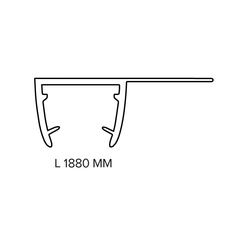 foto del prodotto ferrari srl lofty guarnizione a baffo interno per angolo semicircolare porta scorrevole