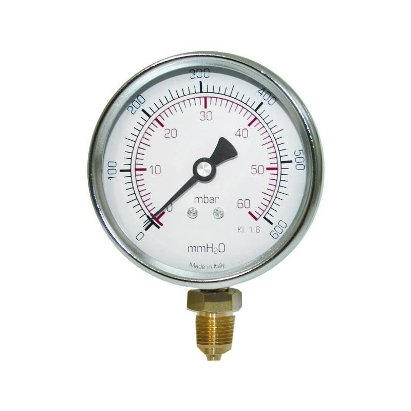 foto del prodotto ferrari srl manometro radiale bassa pressione 63 man. rad. bp d.63 60mb
