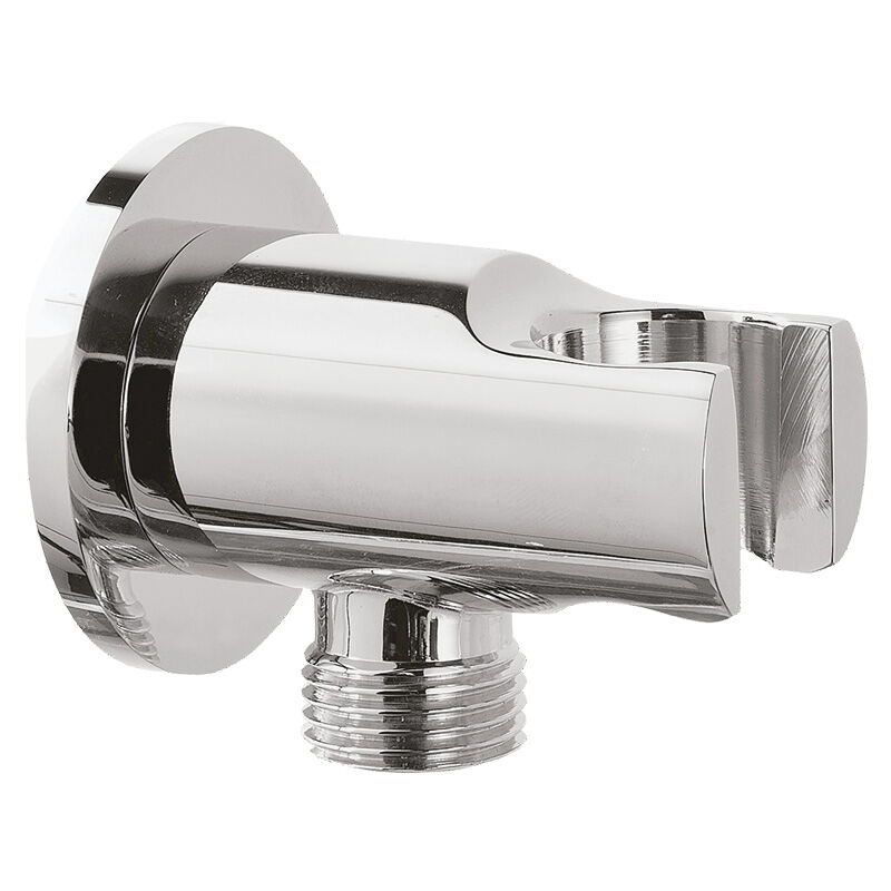 foto del prodotto ferrari srl presa per acqua a muro round con porta doccetta 32 x h 600 mm idrhaus