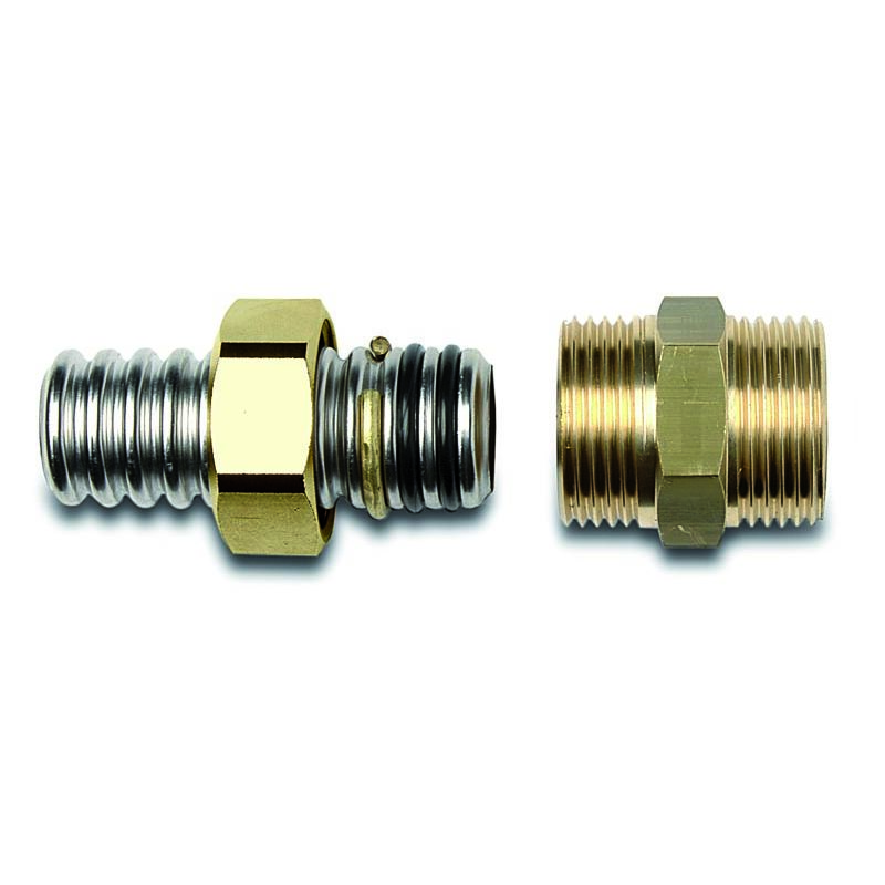 foto del prodotto ferrari srl raccordo filettato innesto rapido per impianto solare con doppio o ring dn20x1 m