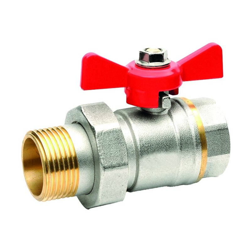foto del prodotto ferrari srl rubinetto a sfera a farfalla con bocchettone maschio femmina mf 1 2 