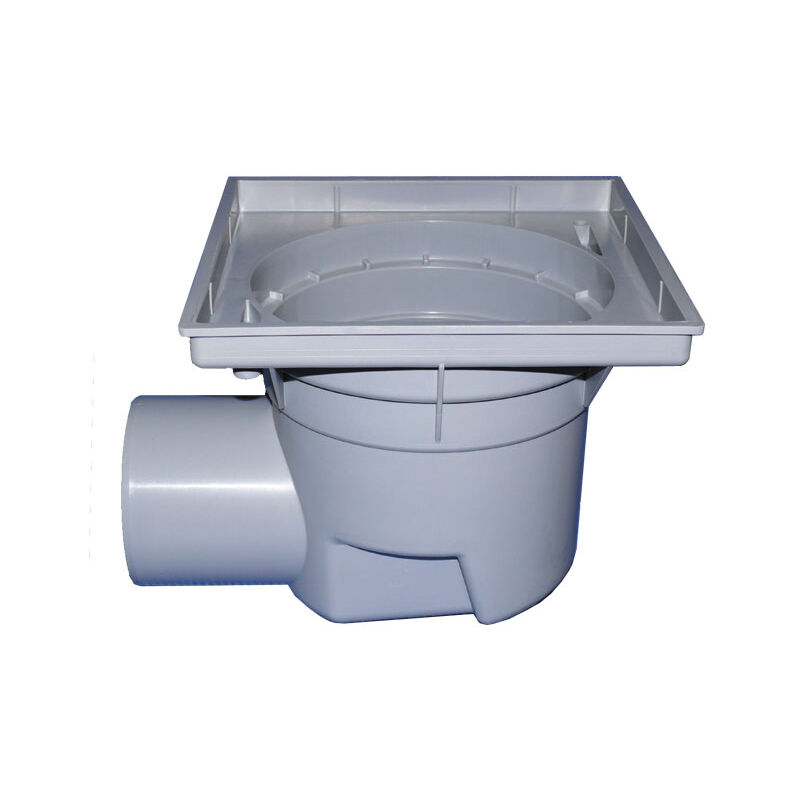 foto del prodotto ferrari srl scarico orizzontale perfekt dn110, portagriglia plastica 244x244mm, solo corpo