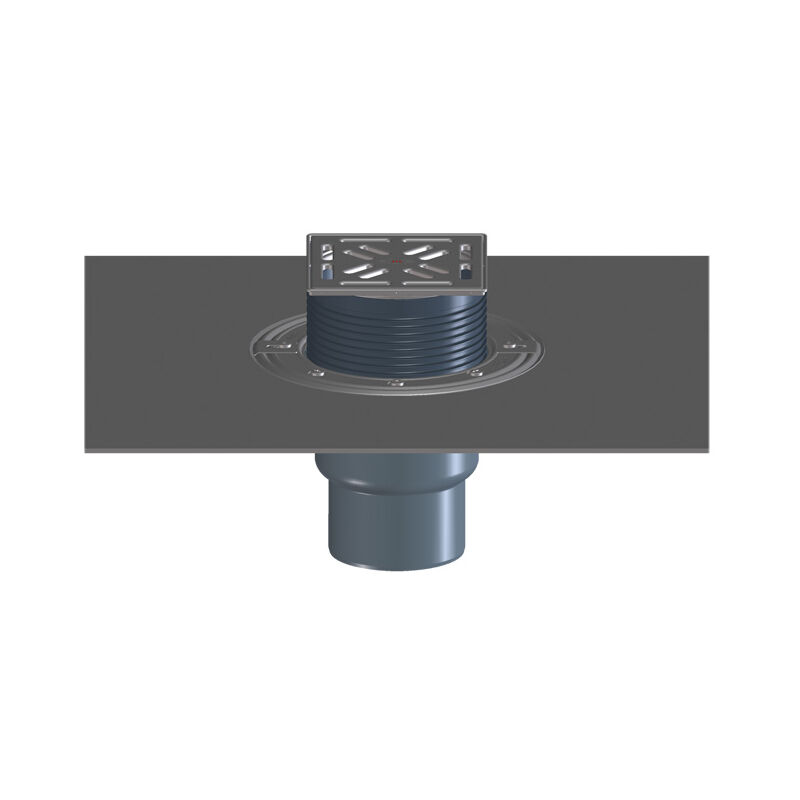 foto del prodotto ferrari srl scarico per balconi e terrazzi dn75 110 verticale con guaina bituminosa e clapet antiodore resistente al gelo, 145x145mm 138x1