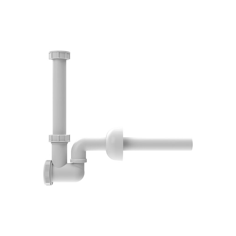 foto del prodotto ferrari srl sifone lavabo e bidet dn40x5 4 con bicchiere d ispezione e rosone