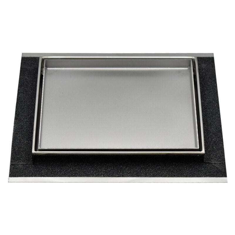foto del prodotto ferrari srl sistema di scarico inox style linea luxury quadrata piastrellabile chiusino luxury quad.200x200 piastrell. full inox con lastr