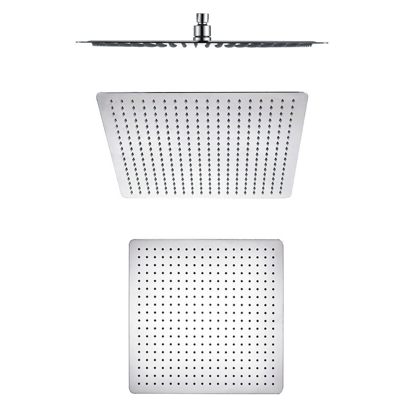foto del prodotto ferrari srl soffione doccia low square in acciaio inox 250x250mm idrhaus