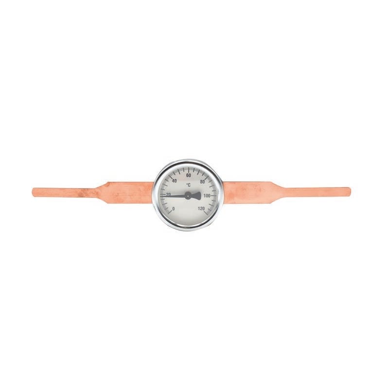 foto del prodotto ferrari srl termometro a bracciale attacco posteriore 63 termometro a bracciale post. d.63 c fascia rame