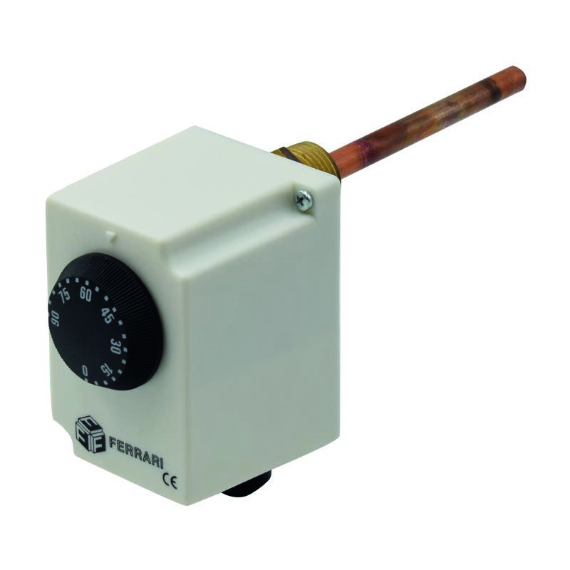 foto del prodotto ferrari srl - termostato regolabile ad immersione t.0 90 c attacco 1 2'x100