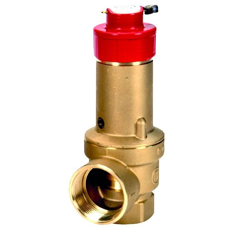 foto del prodotto ferrari srl valvola di sicurezza qualificata inail ex ispesl attacchi 1 2 x 3 4 ff 2,5bar