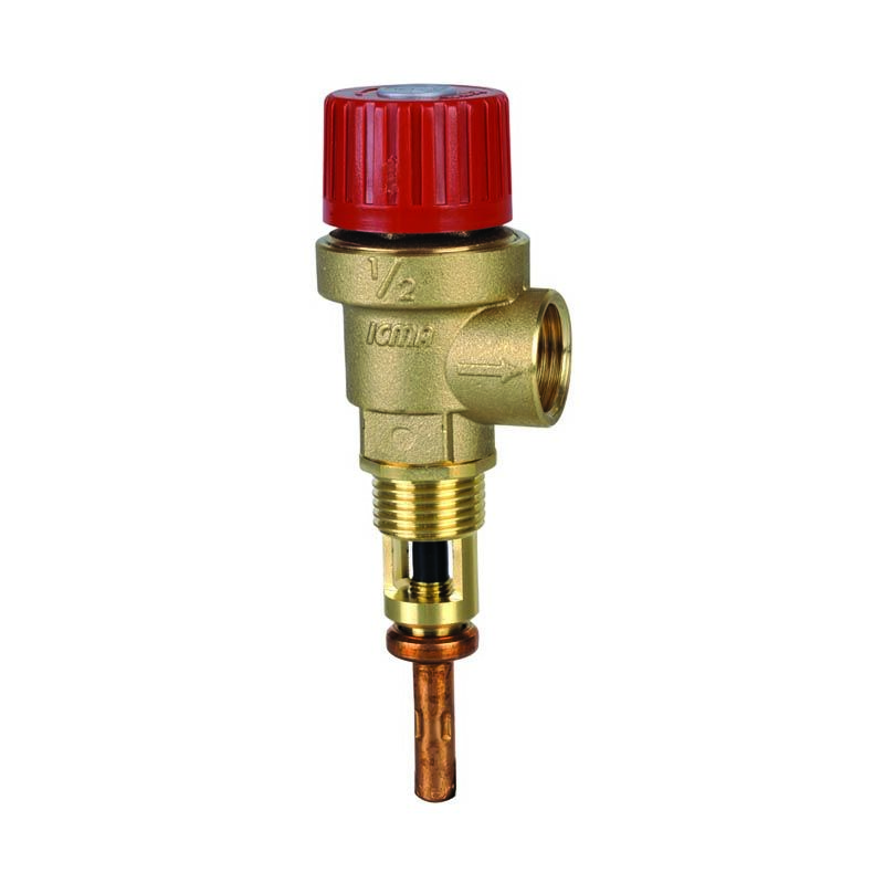 foto del prodotto ferrari srl valvola di sicurezza temperatura e pressione a membrana valv.sic.temp press.1 2 3bar 100 c