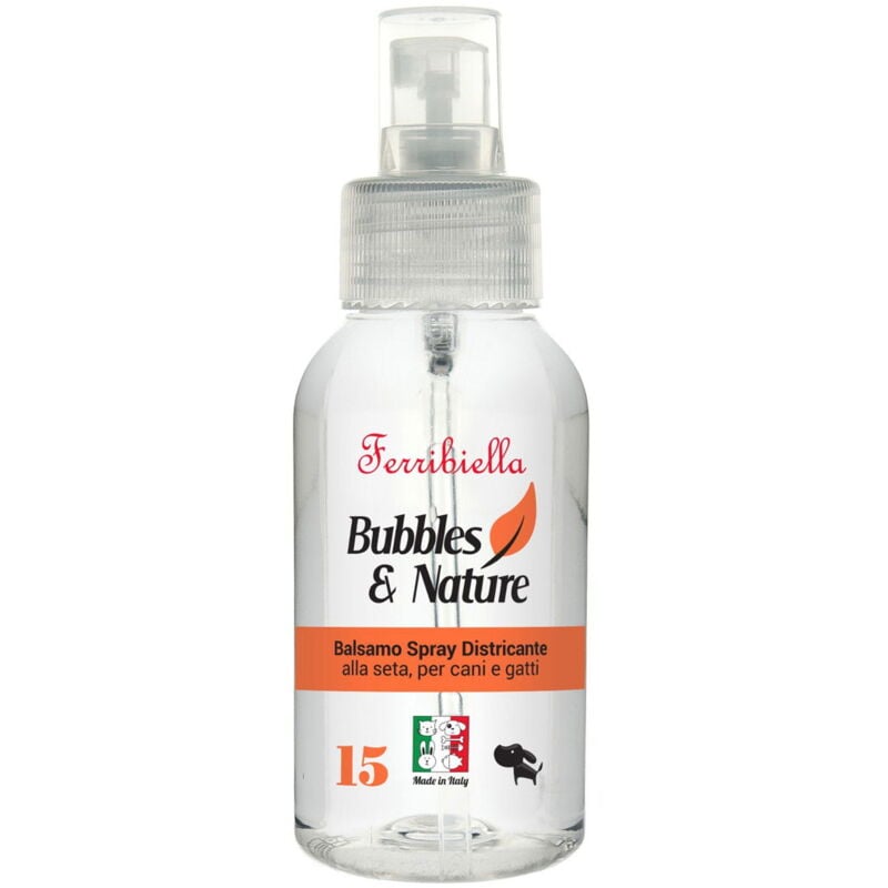 foto del prodotto ferribiella balsamo spray districante con proteine della seta per cani e gatti 100 ml