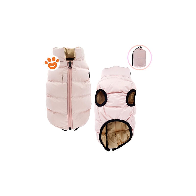 foto del prodotto ferribiella dog cappottini nuvola dog cappottini nuvola rosa, 43 cm