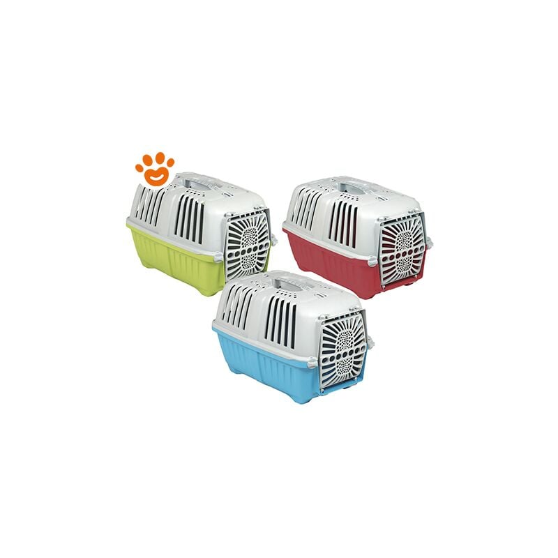foto del prodotto ferribiella leopet trasportino pratiko porta in plastica leopet trasportino pratiko porta in plastica 48x31 cm colori assortiti 