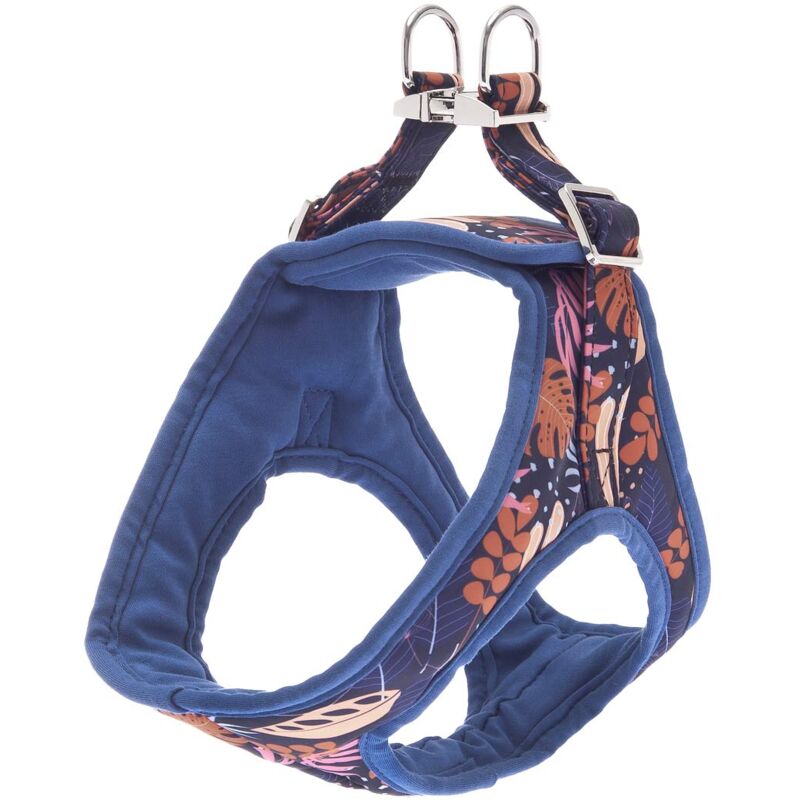 foto del prodotto ferribiella pettorina in nylon e cotone linea kami per cani 32 39 cm verde
