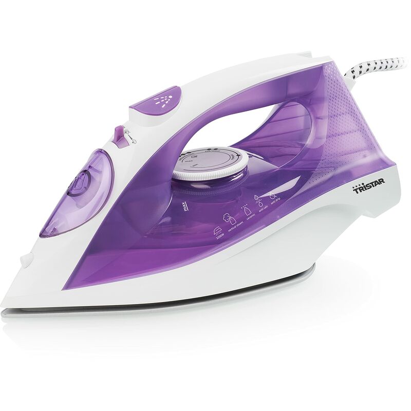 foto del prodotto ferro da stiro a vapore, 2200 watt, 260 ml, elevate prestazioni del vapore, st 8350 tristar