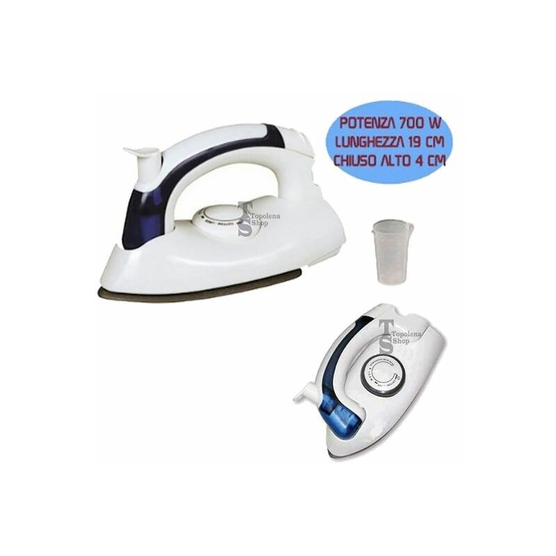 foto del prodotto ferro da stiro viaggio portatile 700w spray vapore a secco mare vacanze