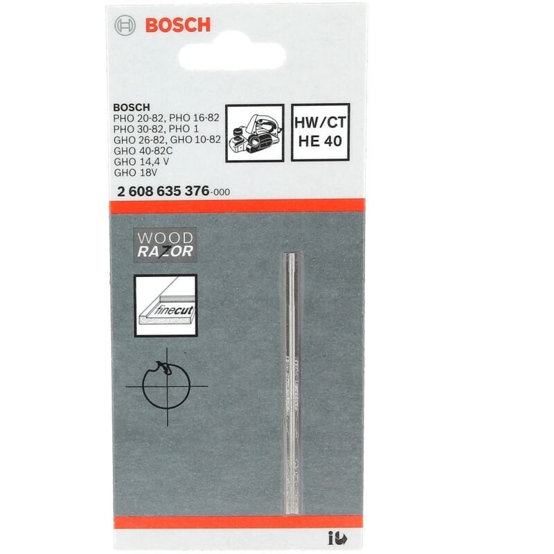 foto del prodotto ferro dritto reversibile in metallo duro 1 82mm per pialla bosch