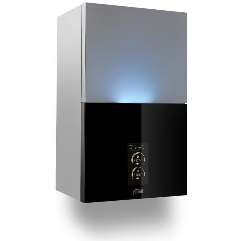 foto del prodotto ferroli caldaia bluehelix maxima 28c a condensazione completa di kit scarico fumi wi fi optional classe a metano o gpl low nox novita 0tsb4mwa