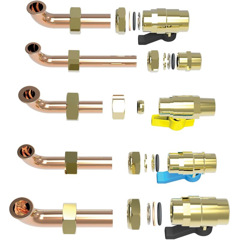 foto del prodotto ferroli kit collegamento idraulico fm.t3 012043w0