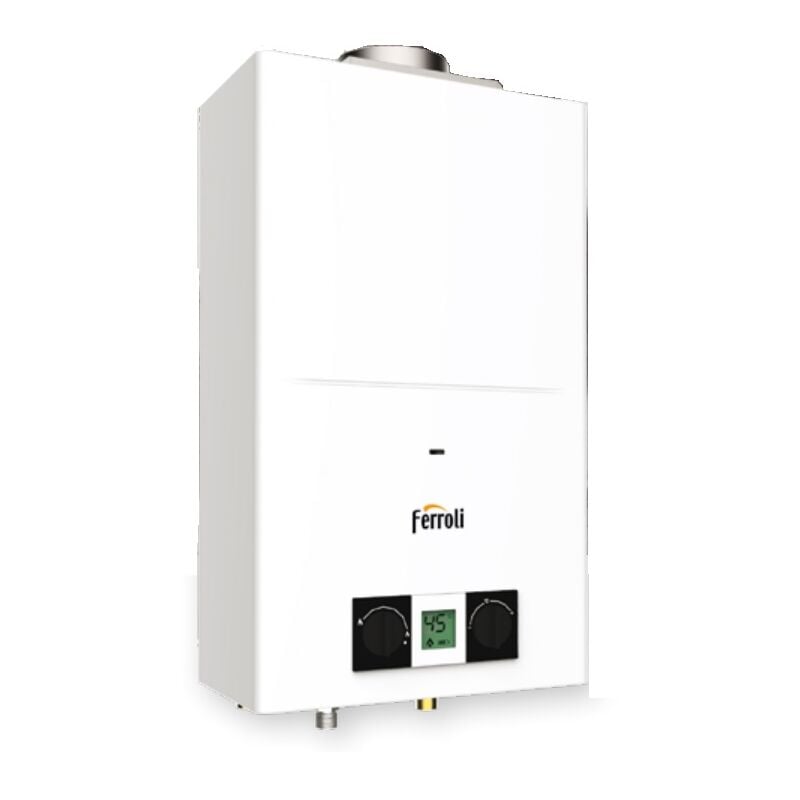 foto del prodotto ferroli scaldabagno a gas pegaso eco 11 camera aperta low nox gpl