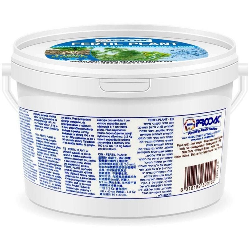 foto del prodotto fertil plant secchiello substrato granulare 2 6mm ricco di micro e macro elementi formato 4 l 3,2 kg prodac