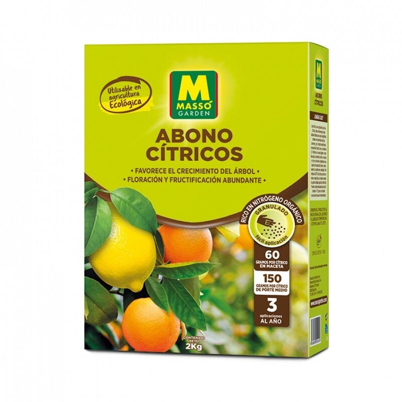 foto del prodotto fertilizzante agrumi di masso garden 2 kg bio