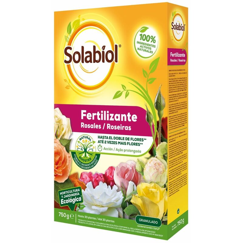 foto del prodotto fertilizzante granulato per rosales solabiool 750g