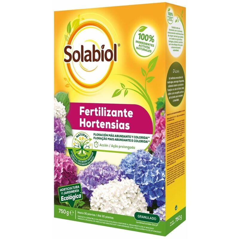 foto del prodotto fertilizzante granulato per solubio 750g hortensie