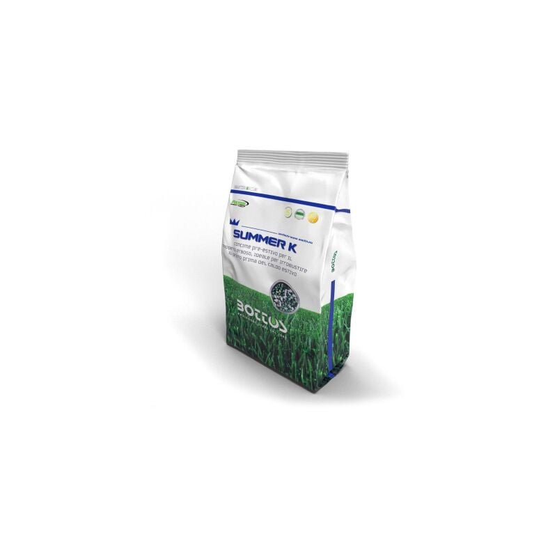 foto del prodotto fertilizzante summer k 2kg o 10kg bottos antistress per prato estivo 10 kg
