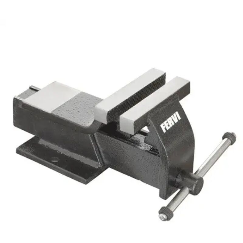 foto del prodotto fervi 0145 100 morsa in acciaio 100 mm con stringitubo