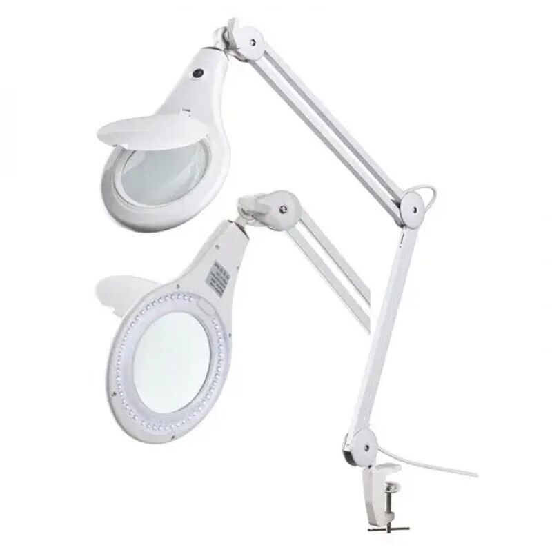 foto del prodotto fervi 0366 lampada a led con lente e morsetto 70 mm