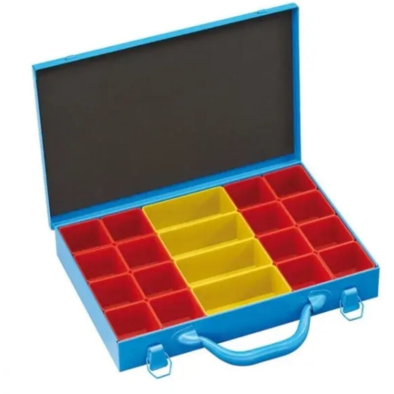 foto del prodotto fervi 0423 1 valigetta portaminuteria con 20 contenitori