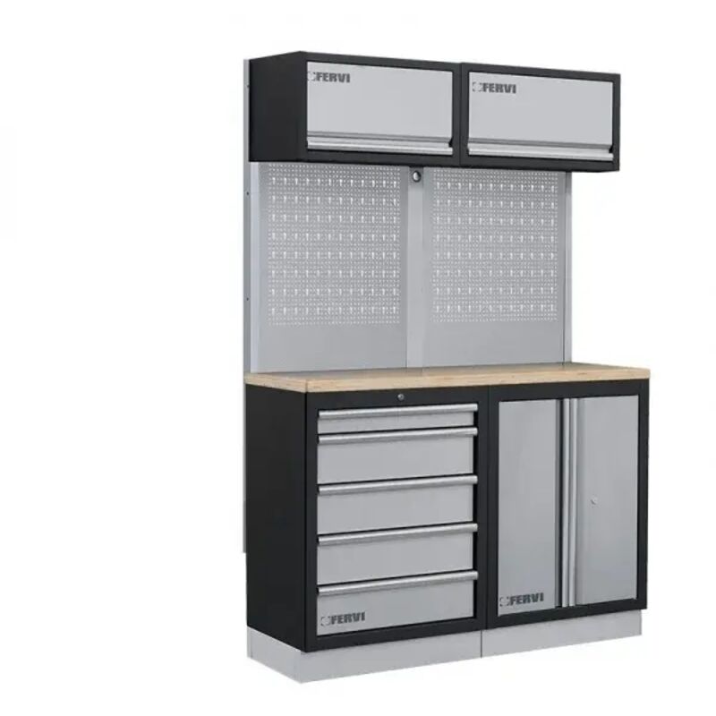 foto del prodotto fervi a007m arredamento modulare per officina