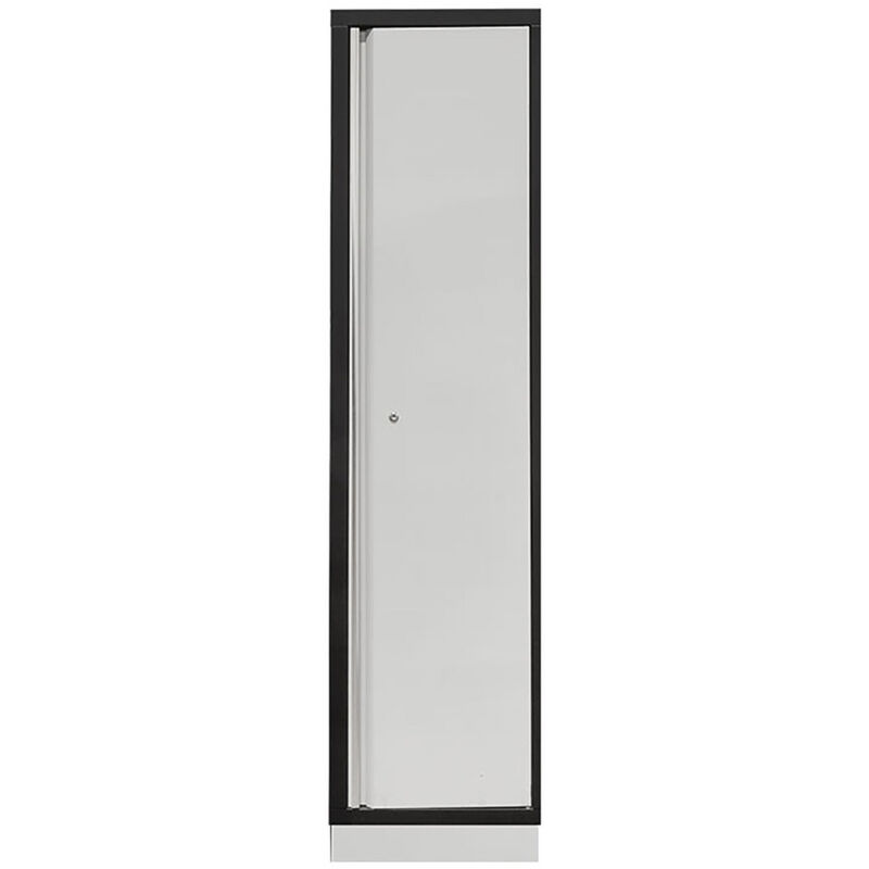 foto del prodotto fervi armadio officina a007 02 a 1 anta con 3 piani interni 600 x 458 x 2000 h mm