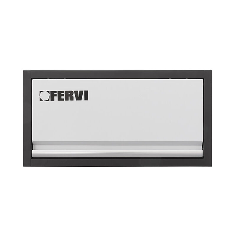 foto del prodotto fervi armadio pensile da officina a007 01 con ammortizzatori a gas 680 x 281 x 350 h mm