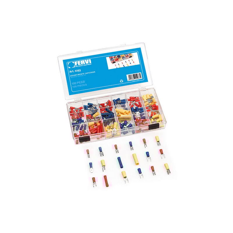 foto del prodotto fervi assortimento di 200 capicorda 0293