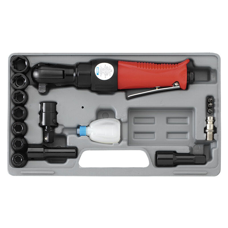 foto del prodotto fervi avvitatore aria pneumatico a cricchetto con set di bussole 1 2 65 nm 0046