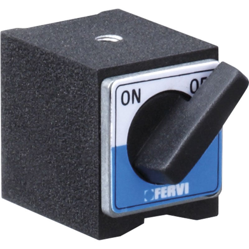 foto del prodotto fervi base magnetica per supporto porta comparatore m5 x 0,8 b201 1
