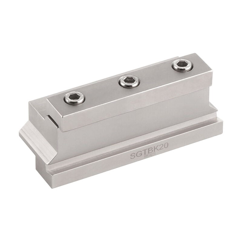 foto del prodotto fervi blocco porta lama sgtbk10 utensile da taglio esterno per tornio stelo 10 x 10 mm
